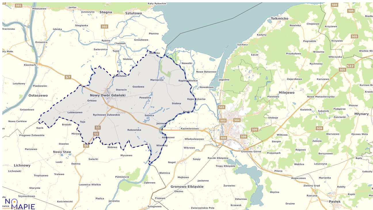 Mapa Geoportal Nowy Dwór Gdański